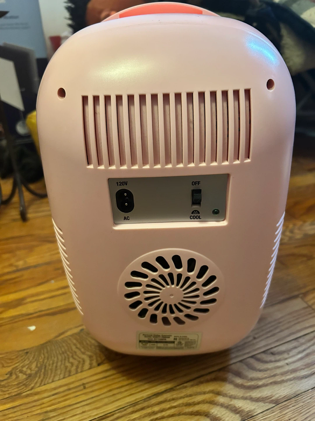 Pink Mini Skincare Refrigerator with Mirror - photo 3