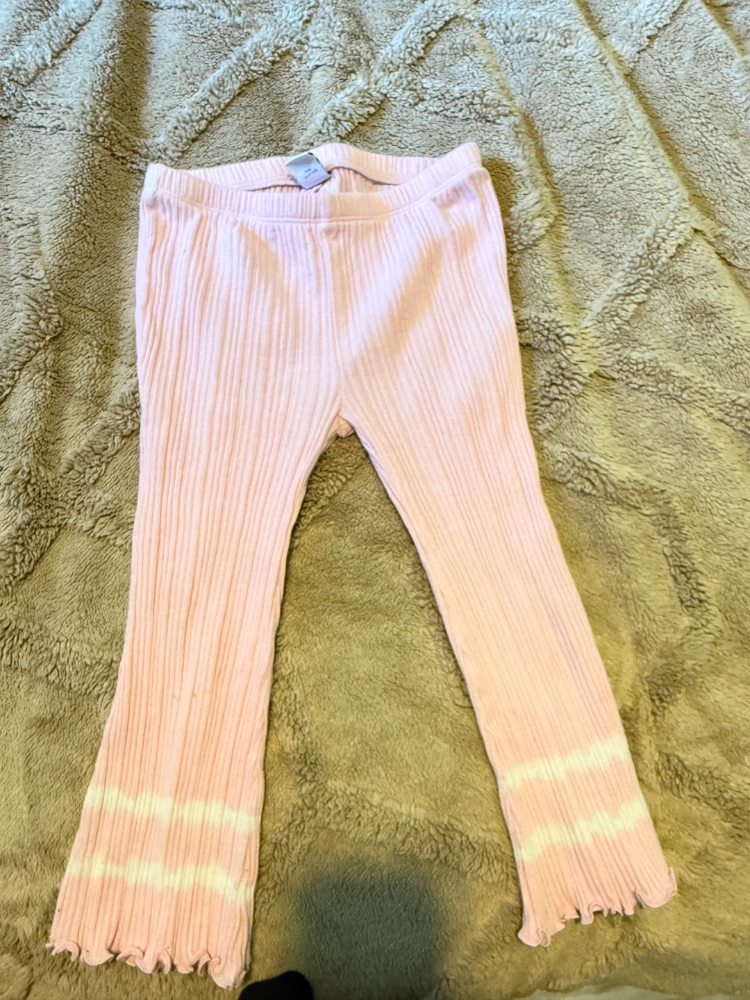 Old Navy Pink Ribbed Flare Pants Size 3T