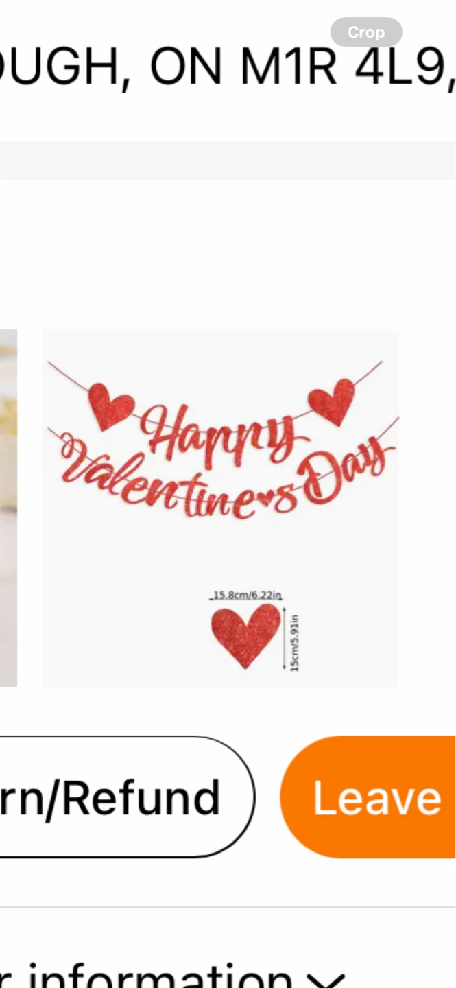 Happy Valentine's Day Glitter Banner