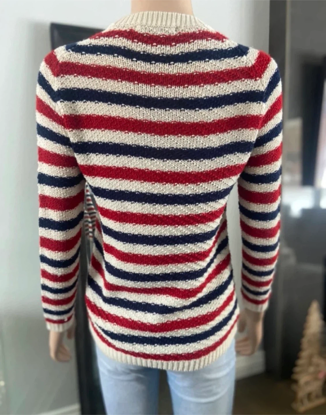 EUC: ZARA Knit Striped Sweater - Youth Large - photo 3
