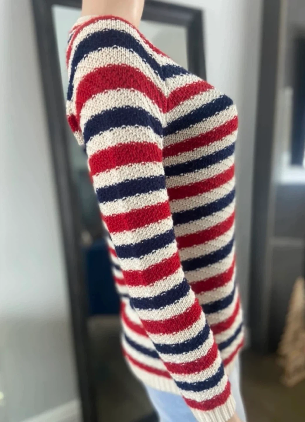 EUC: ZARA Knit Striped Sweater - Youth Large - photo 4