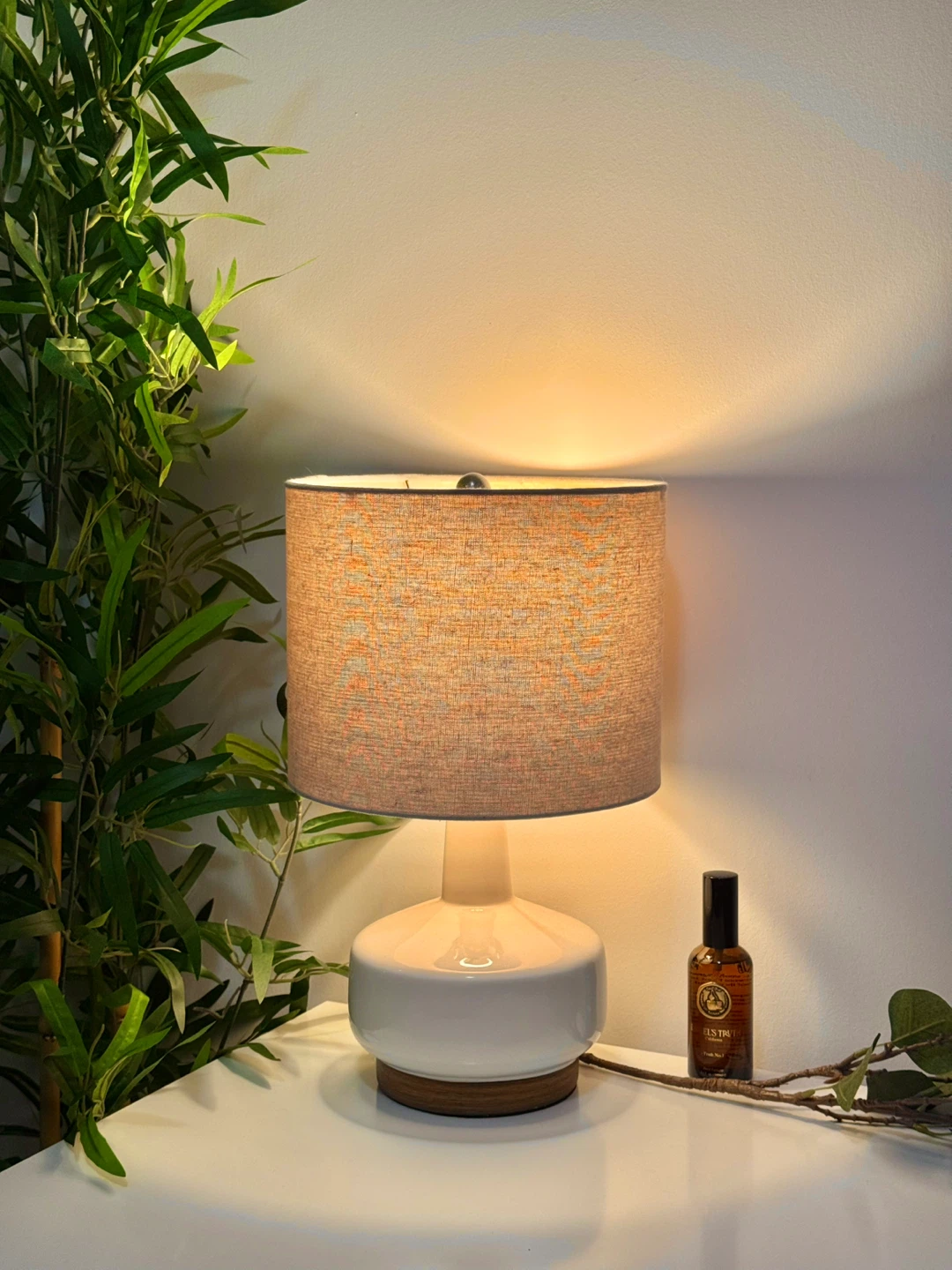 White Ceramic Table Lamp