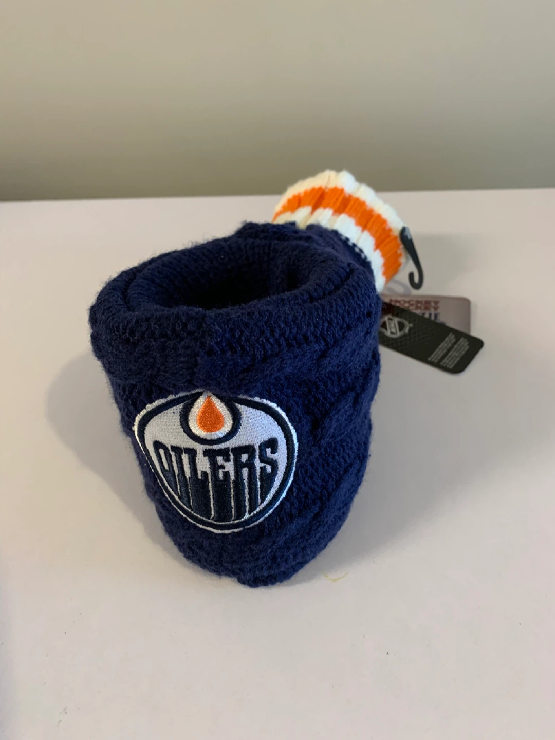 Edmonton Oilers Hockey Sockey Koozie
