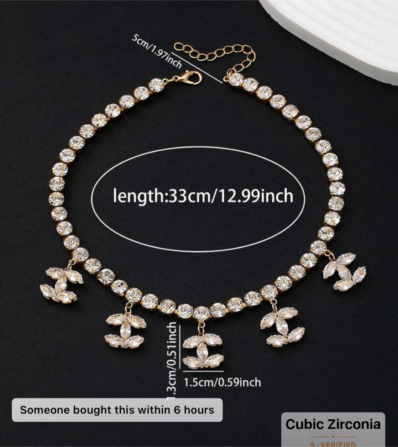 CC Crystal women’s Necklace!!!! - photo 3