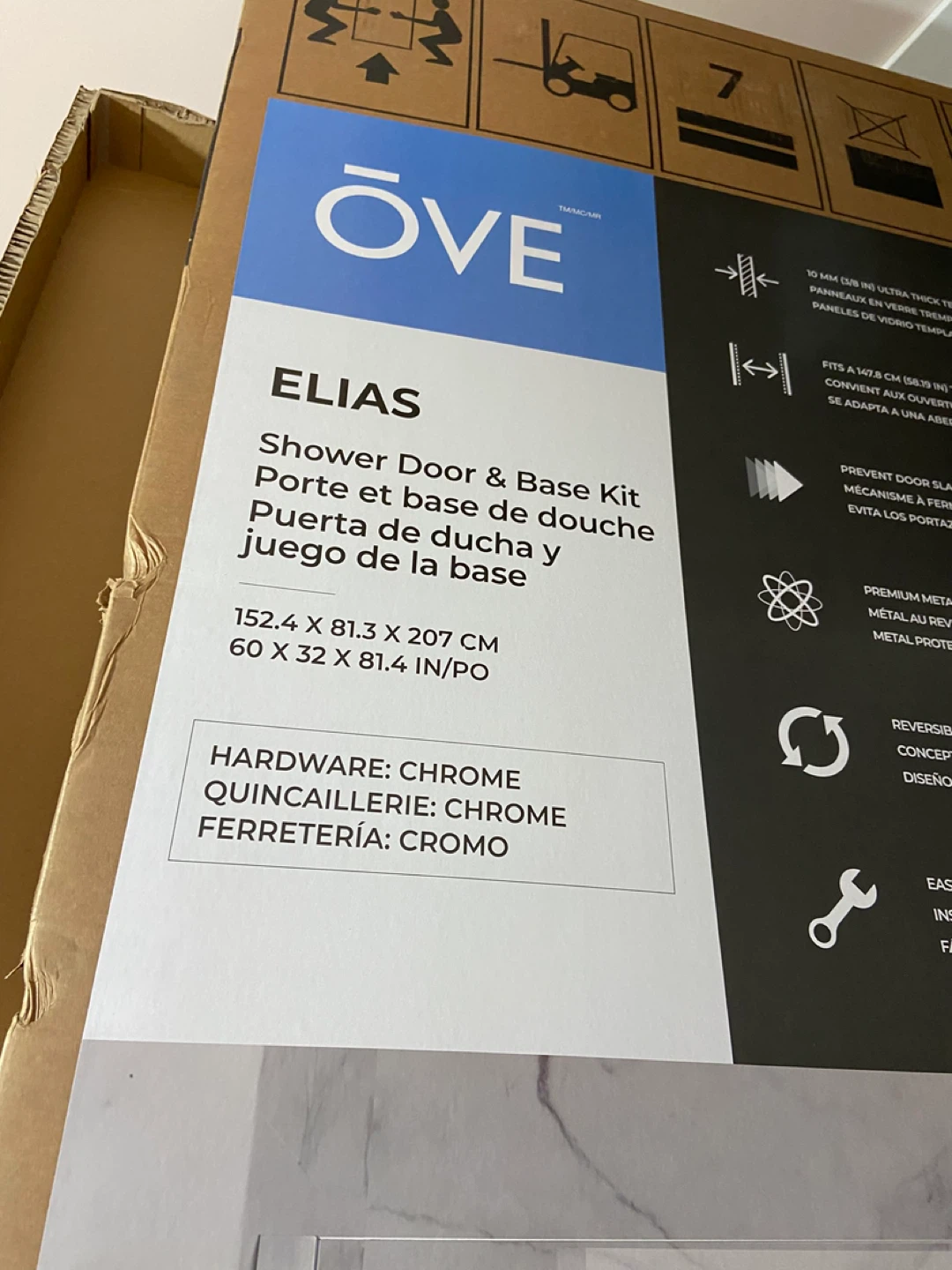 Ove Elias Shower Door & Base Kit - photo 3