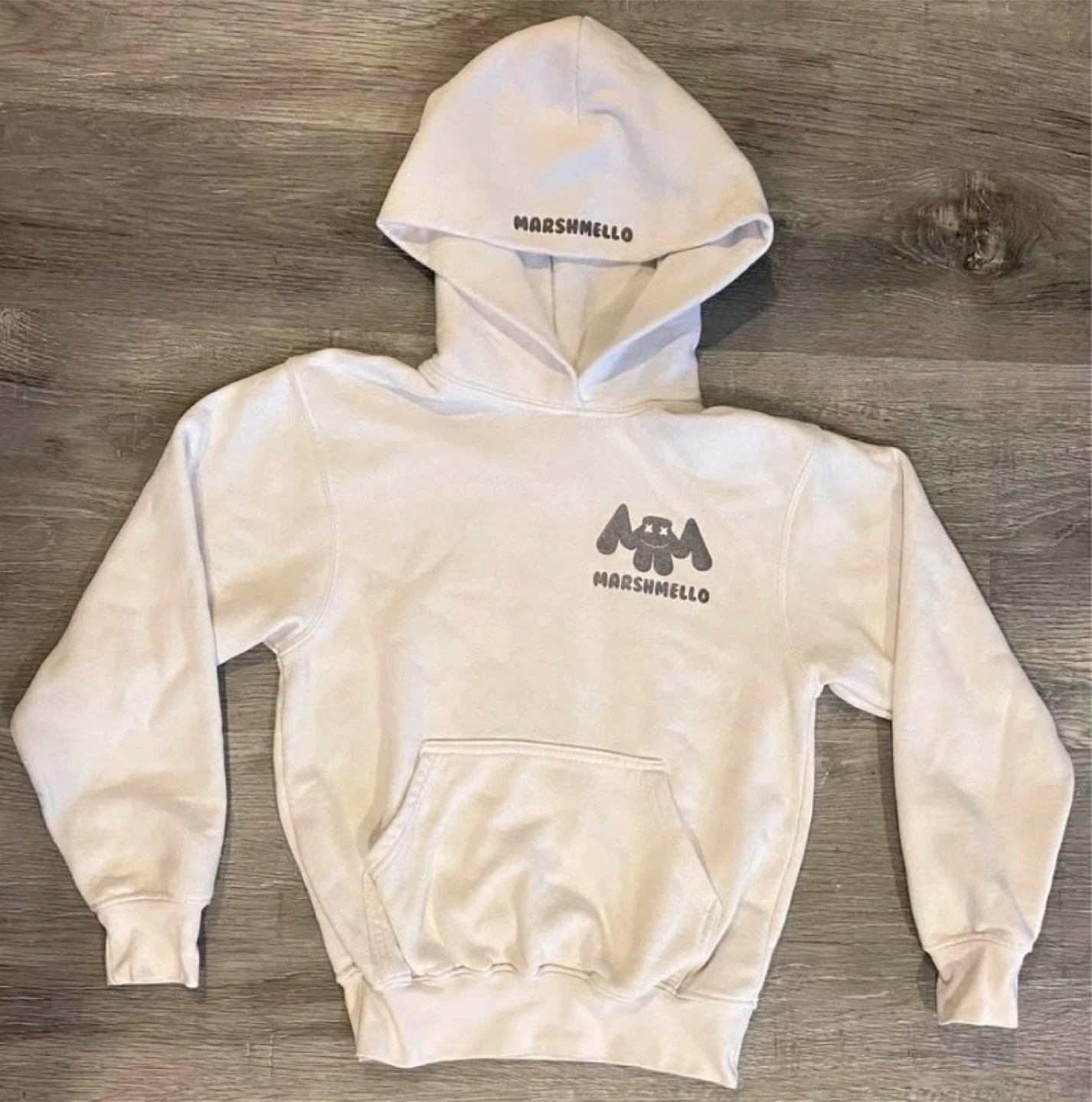 FREE White Marshmellow Hooded Sweatshirt Size Youth Kids M