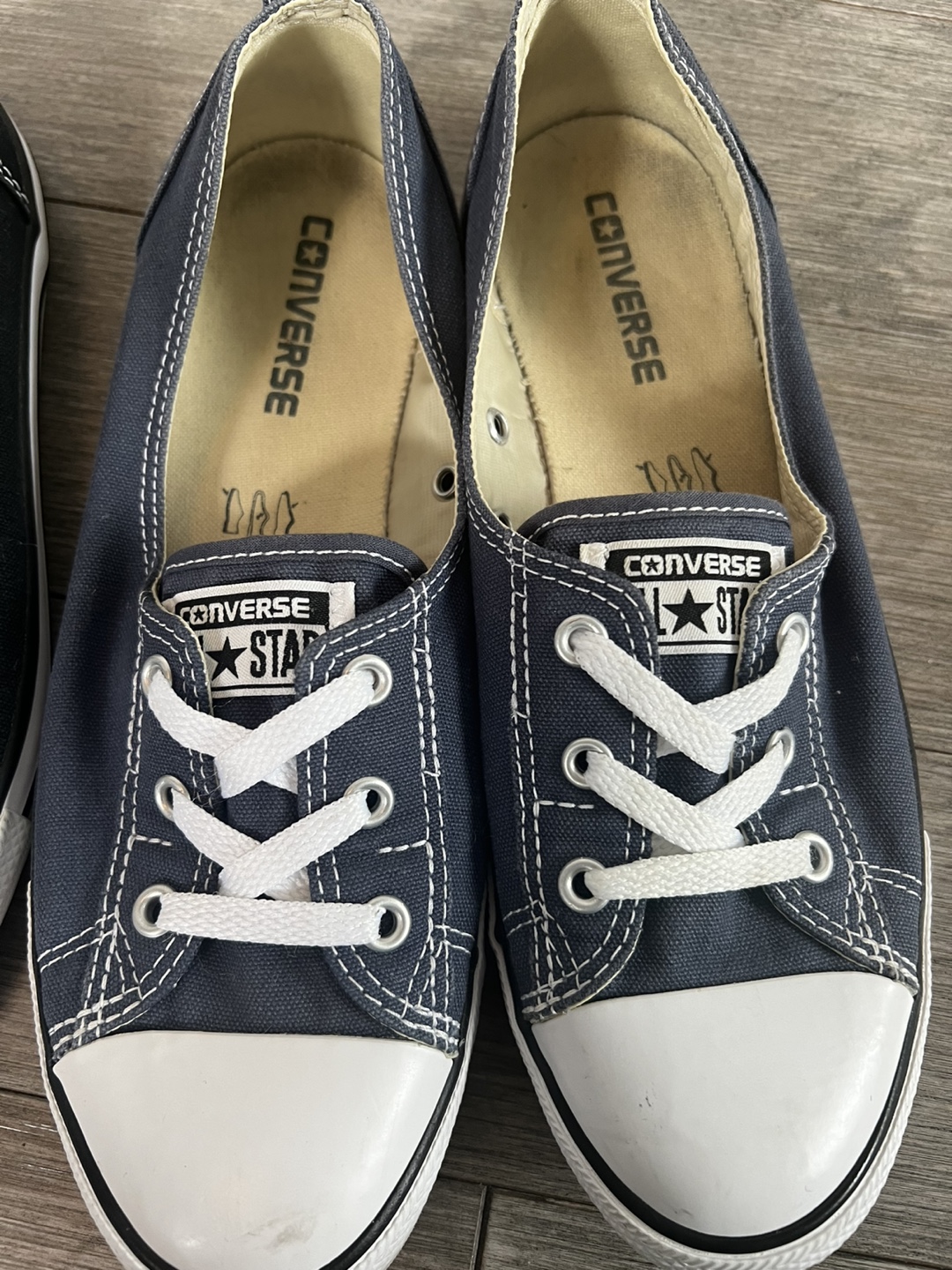 Converse All Star Ballet Flats - Navy & Black - photo 4