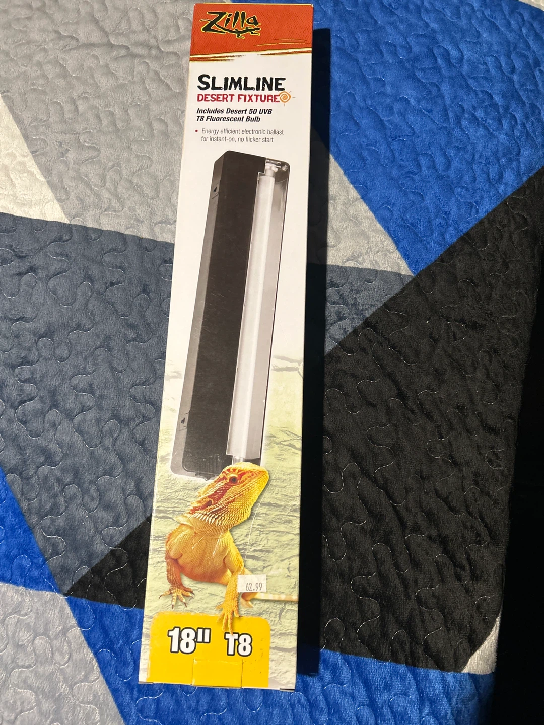 Zilla Slimline Desert Fixture 18" UVB Fluorescent