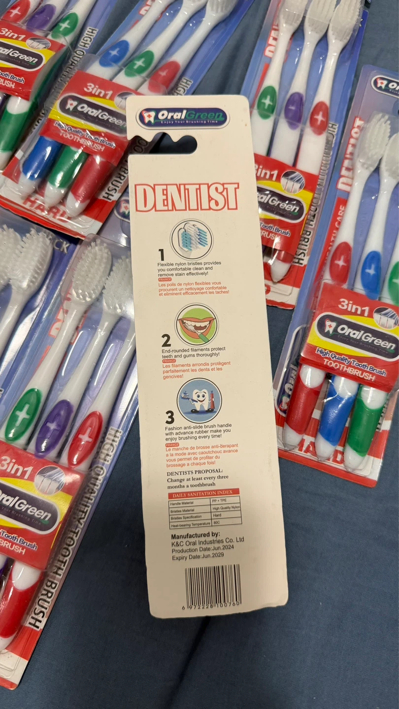 OralGreen 3-Pack Toothbrushes - photo 2