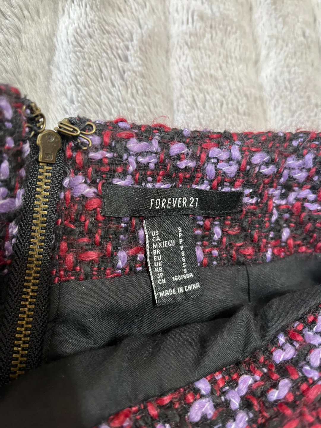 Forever 21 Tweed Mini Skirt Size Small - photo 2
