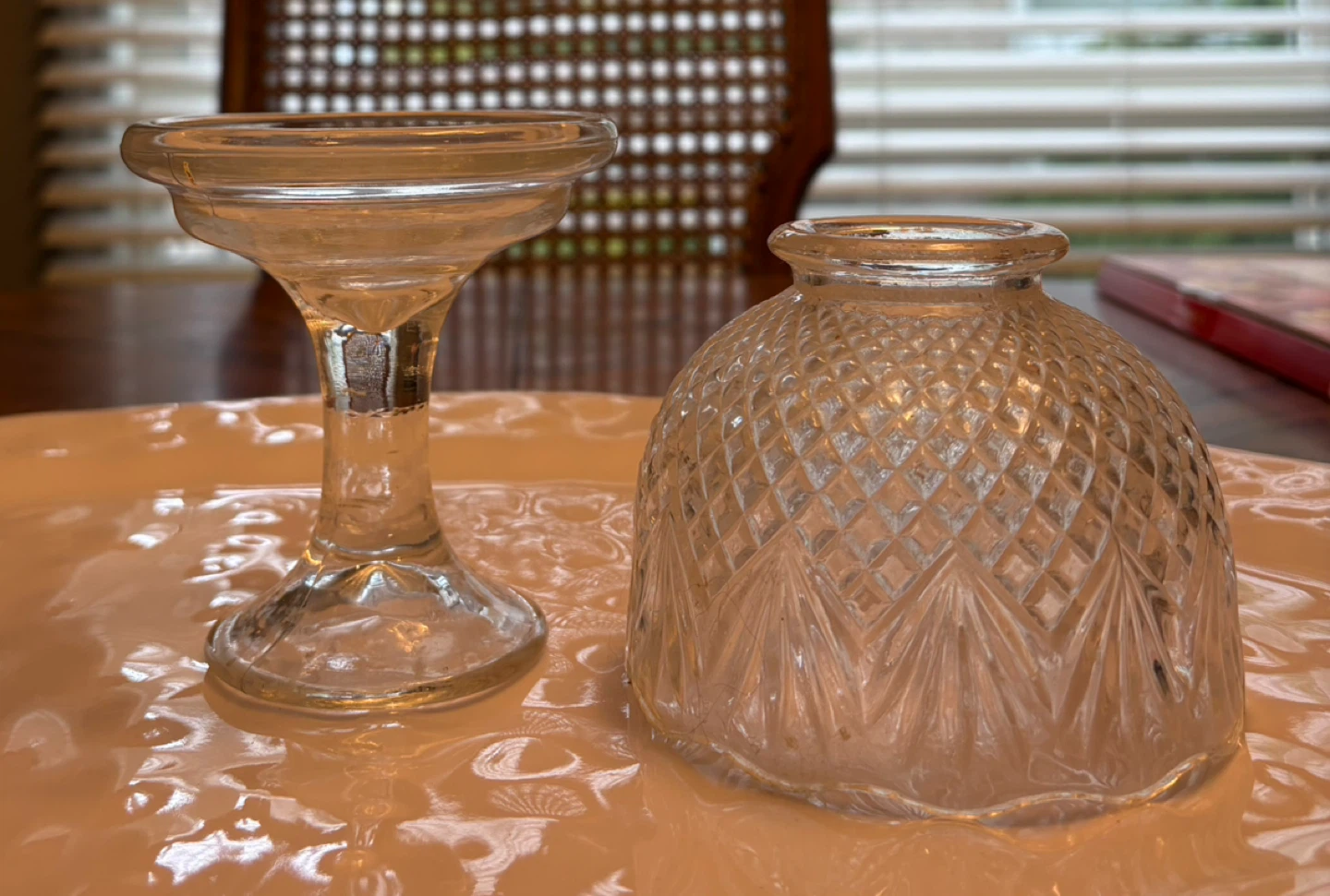 ✨✨Glass Candle Holders - Set of 2 - photo 3