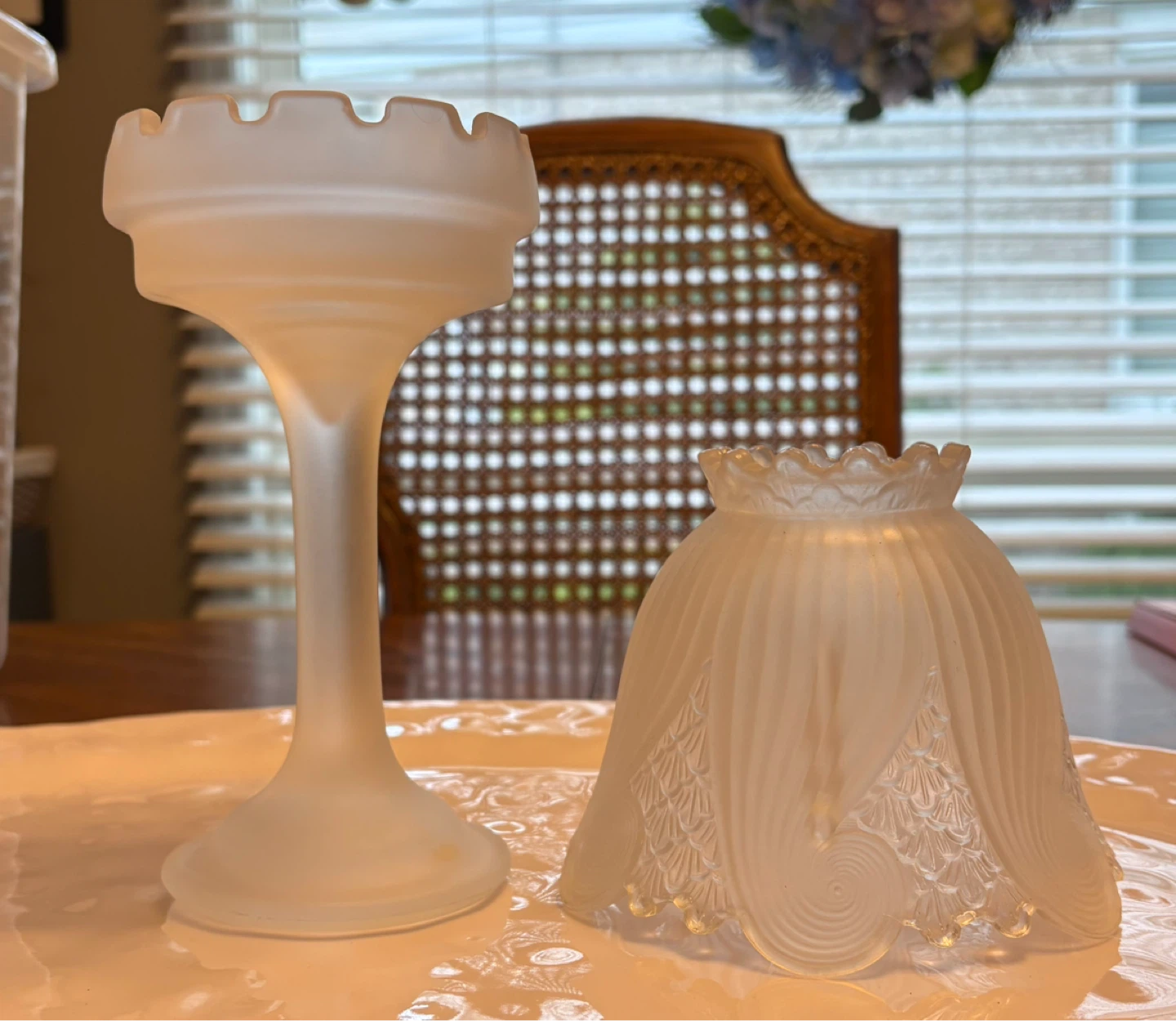 ✨✨Glass Candle Holders - Set of 2 - photo 5
