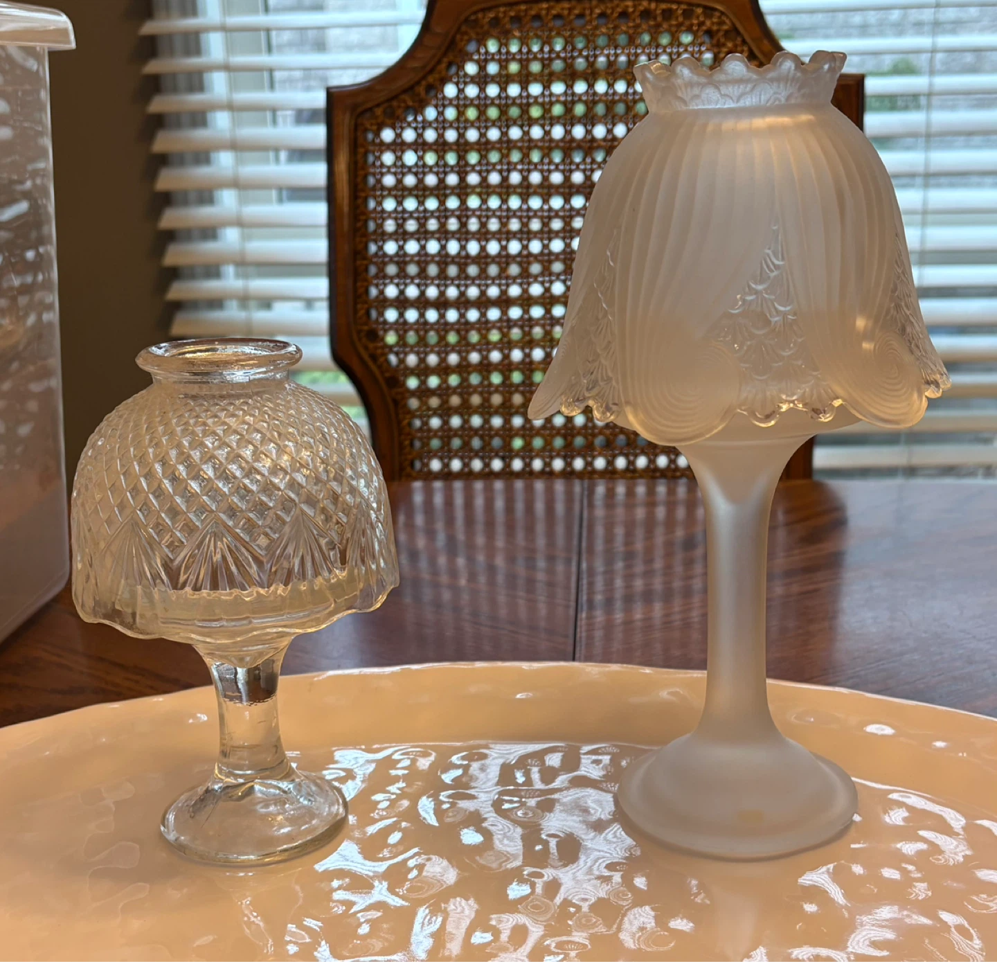 ✨✨Glass Candle Holders - Set of 2
