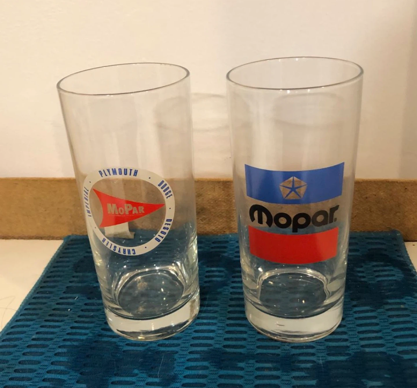 Mopar "Pentastar" & "Mopar" Logo Glasses (Set of 2) - photo 2