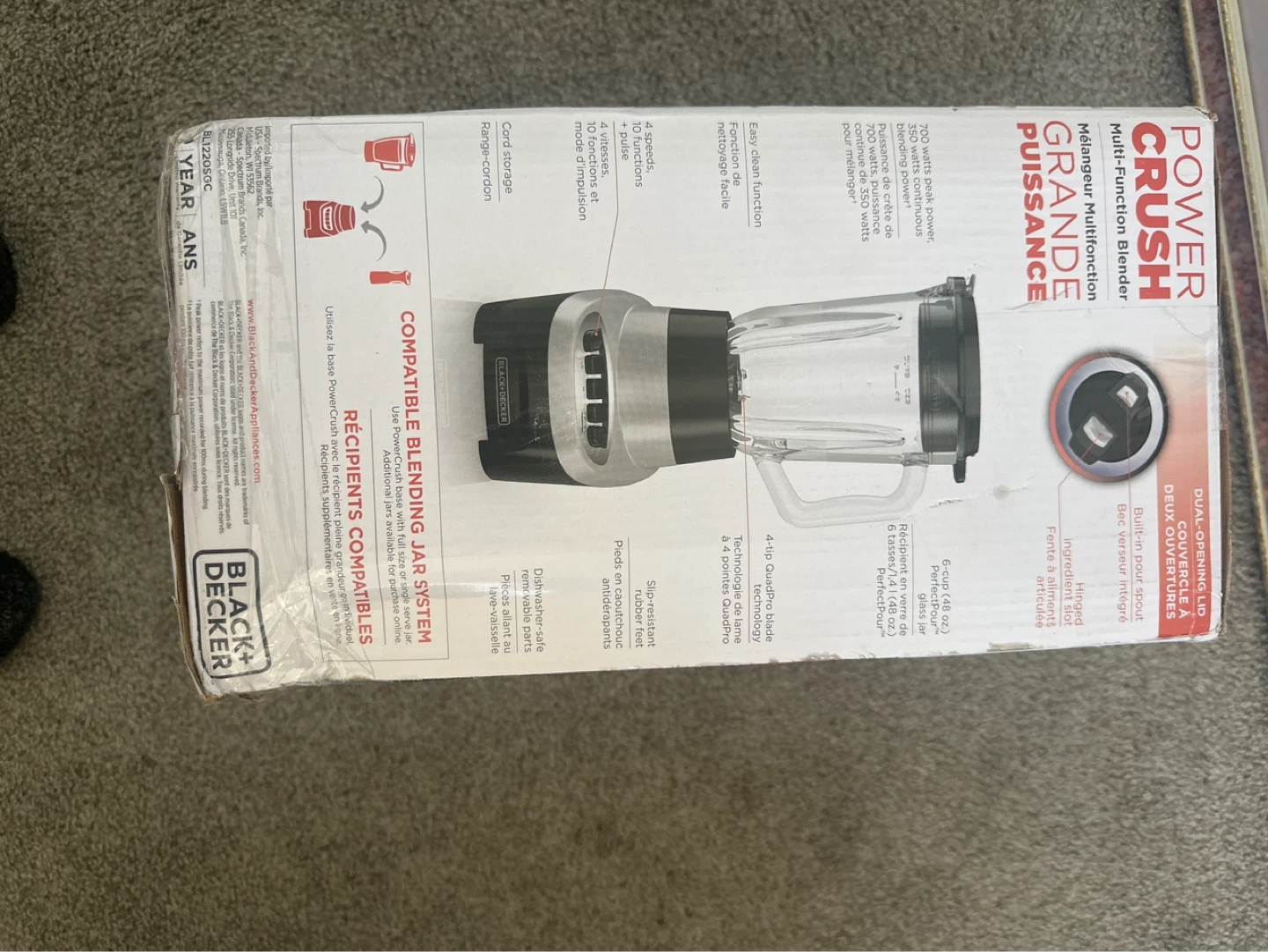 BLACK+DECKER Power Crush Multi-Function Blender