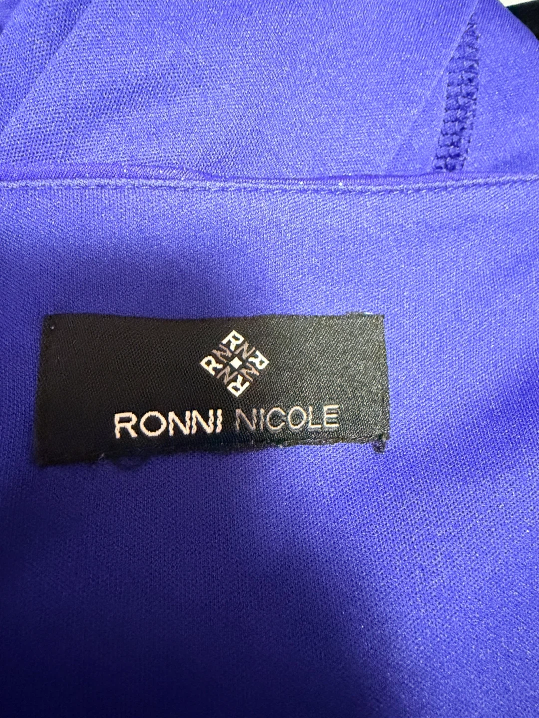 Ronni Nicole Blue Sparkle Dress - photo 4
