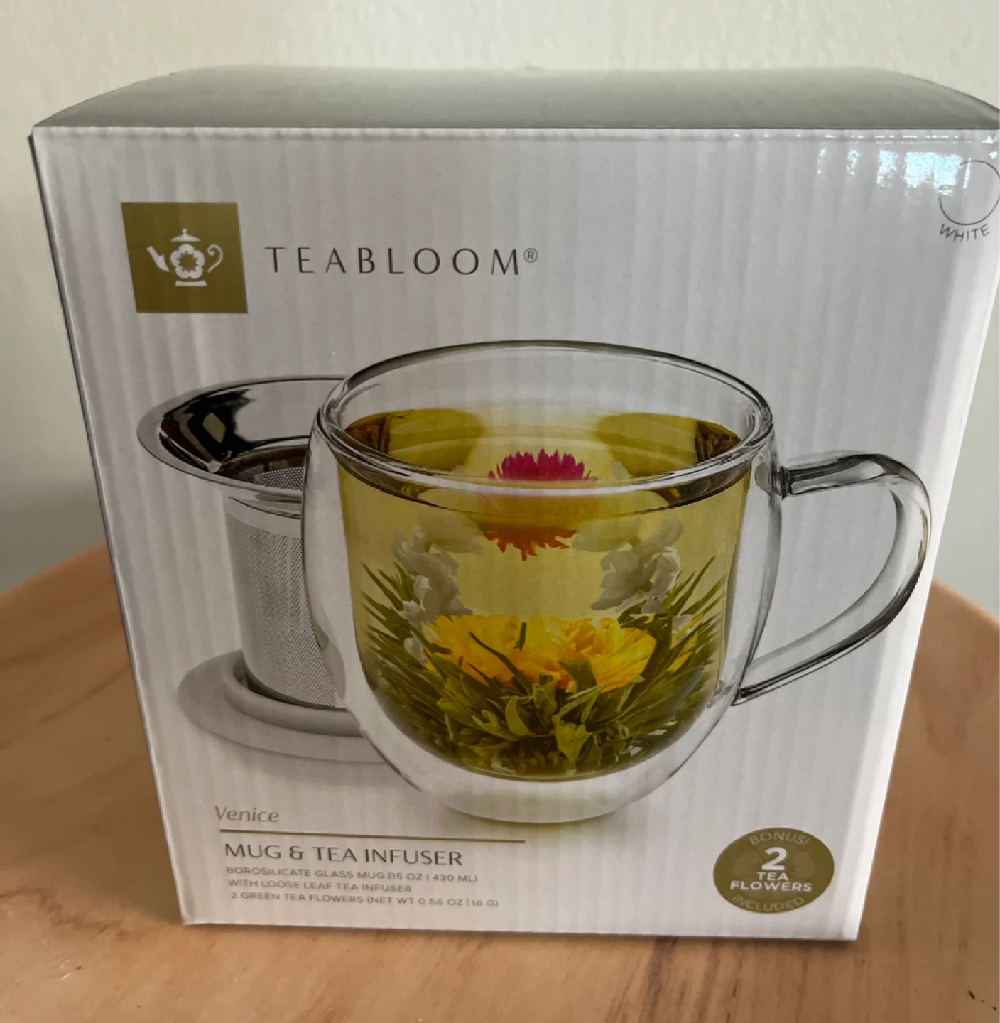 Teabloom Venice Mug & Tea Infuser