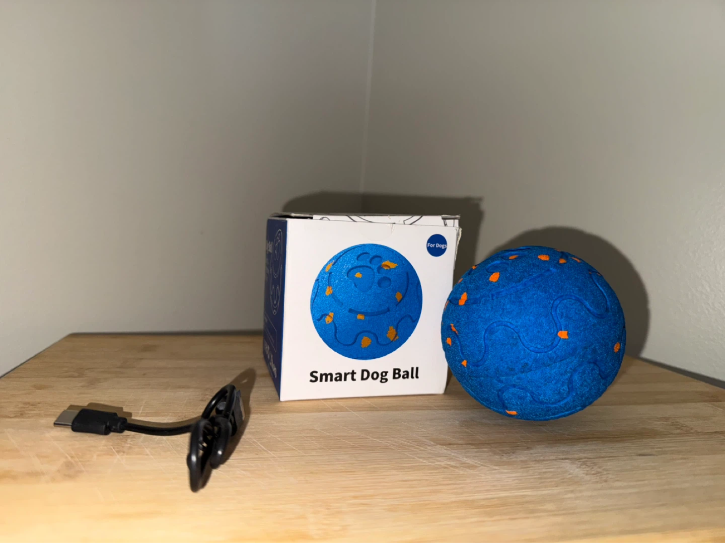Smart Dog Ball Toy with USB Charging Cable - photo 3