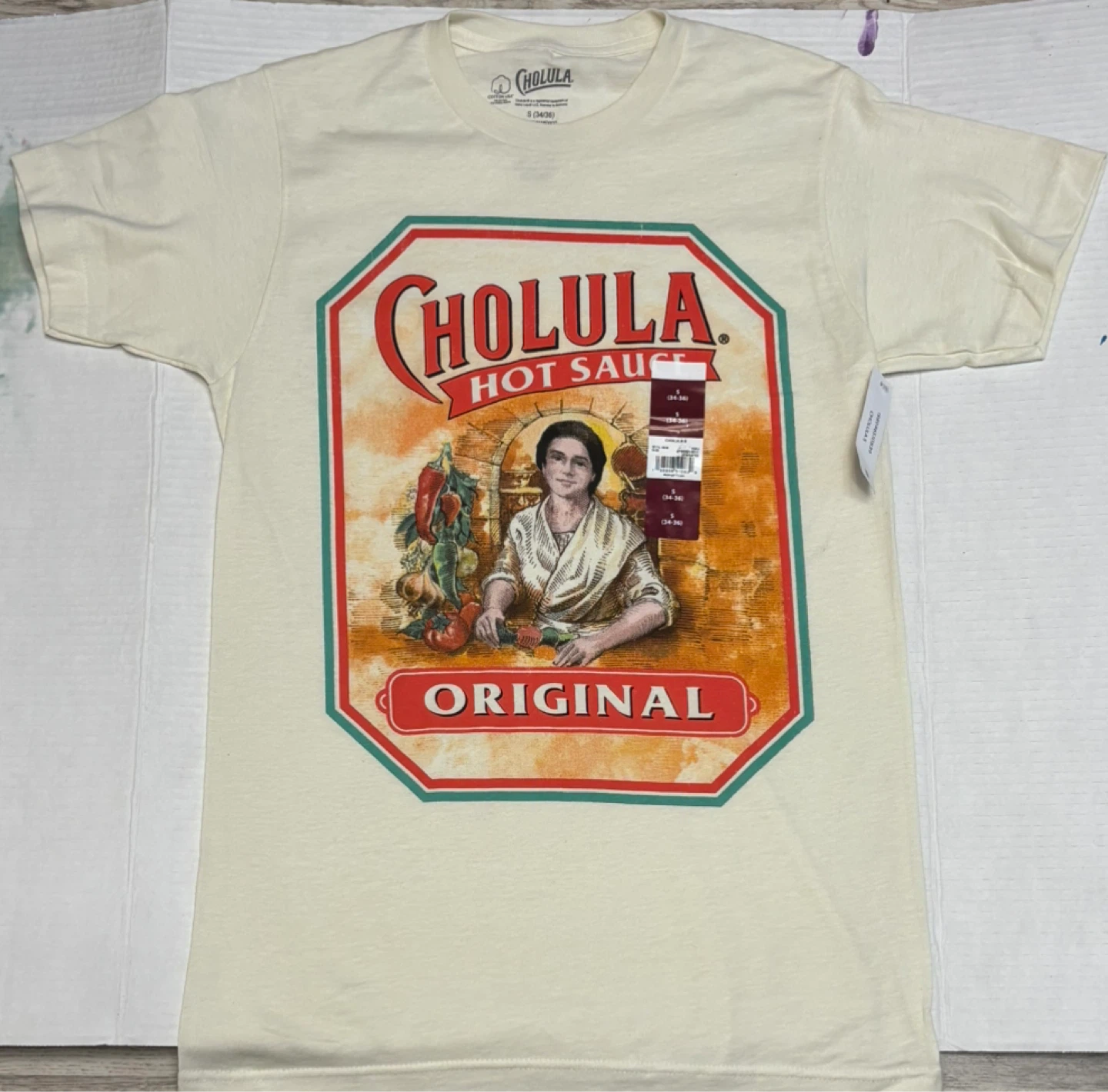 NWT Cholula Original Hot Sauce T-Shirt S