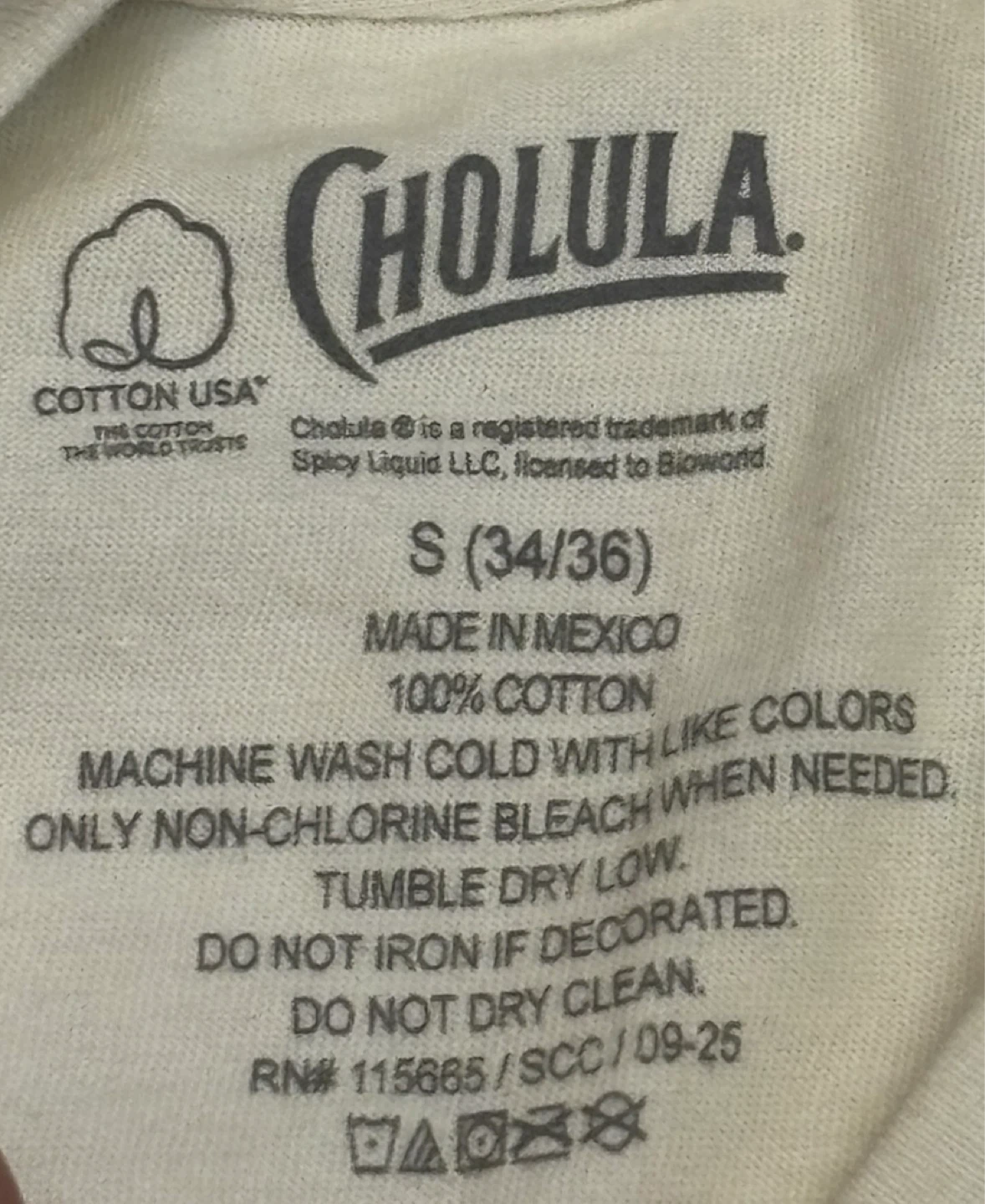 NWT Cholula Original Hot Sauce T-Shirt S - photo 2