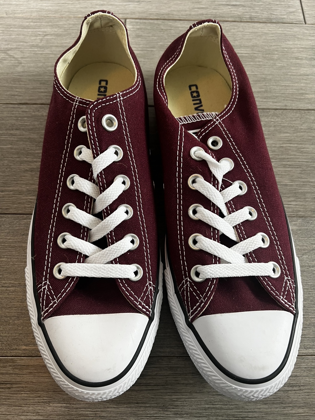 NEW Converse All Star Burgundy low top sneakers