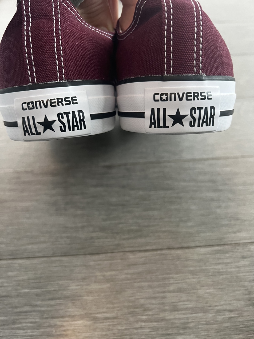 NEW Converse All Star Burgundy low top sneakers - photo 4