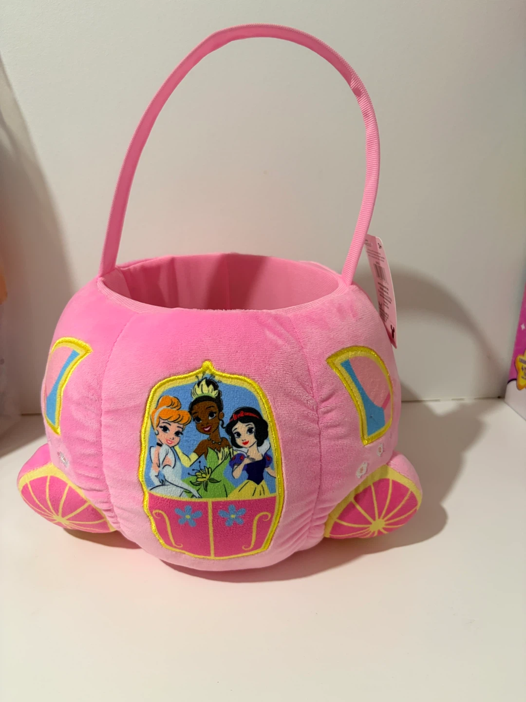 Disney Princess Carriage Plush Basket