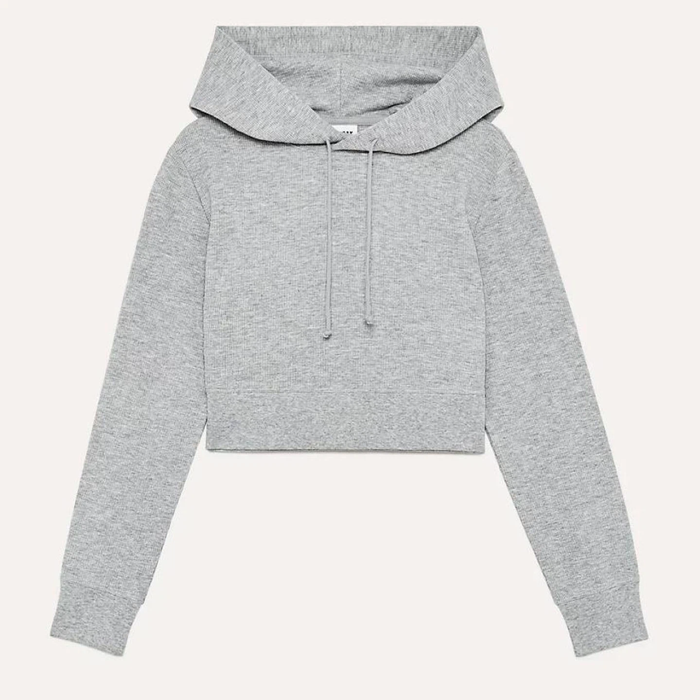 Aritzia Sunday best cropped waffle hoodie size small