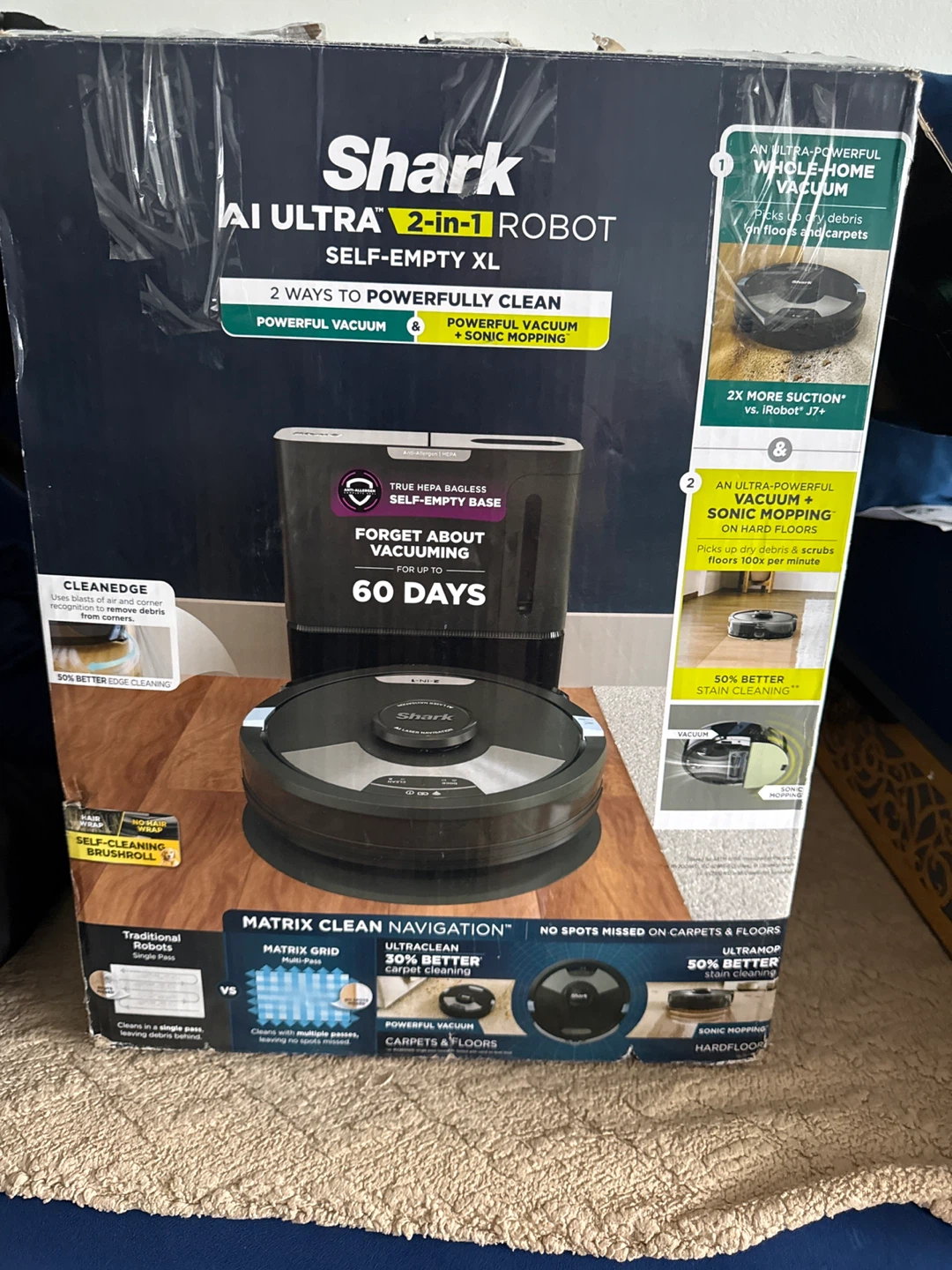 Shark AI Ultra 2-in-1 Robot Self-Empty XL Vacuum