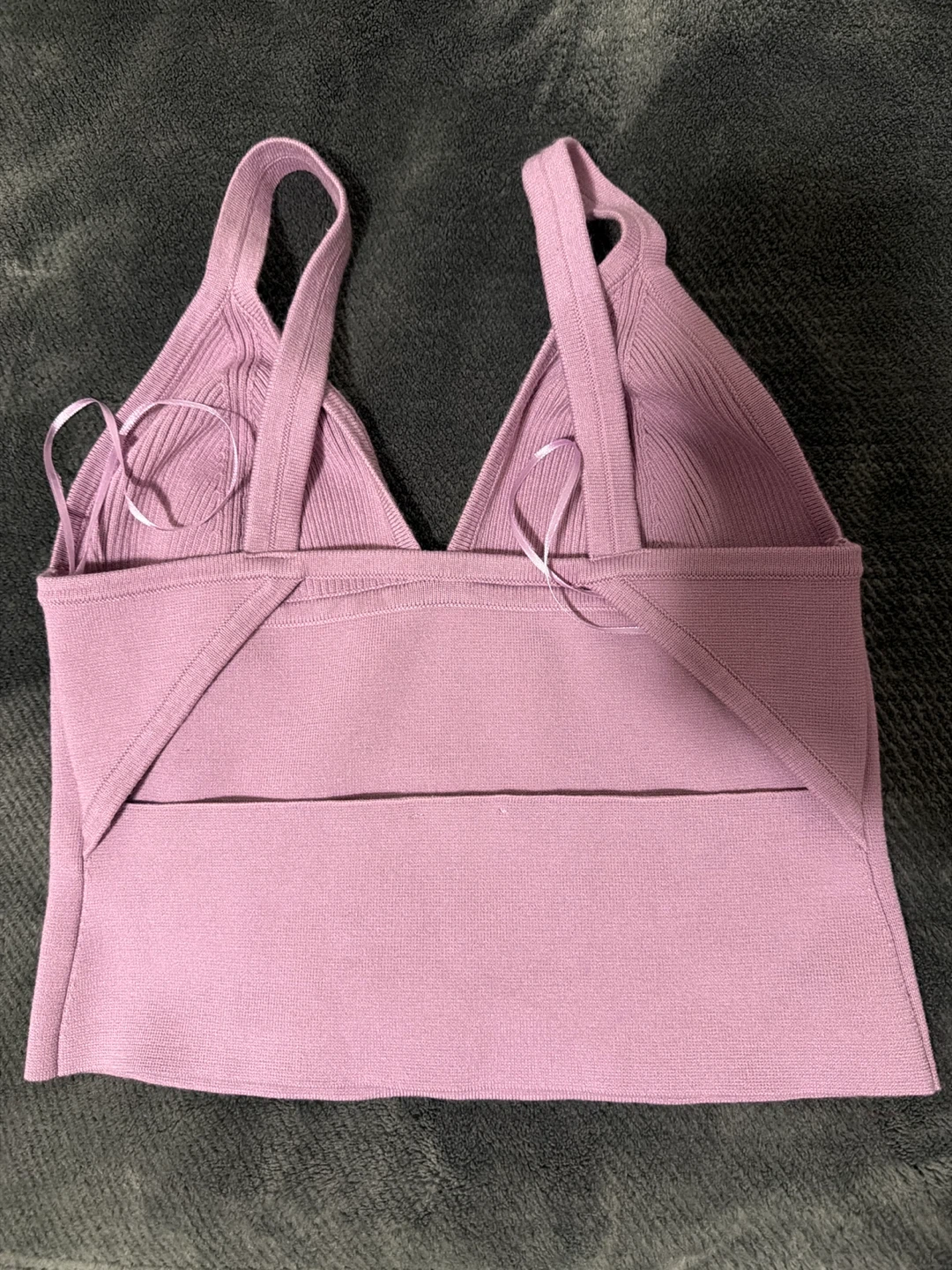 💜Purple Knit Tank Top - Size S - photo 2