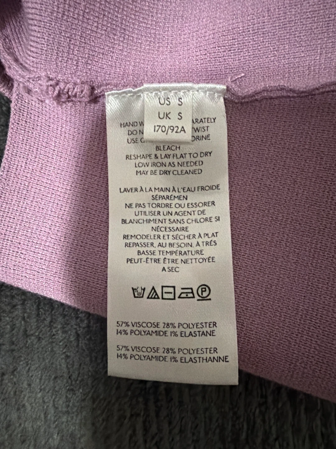 💜Purple Knit Tank Top - Size S - photo 3