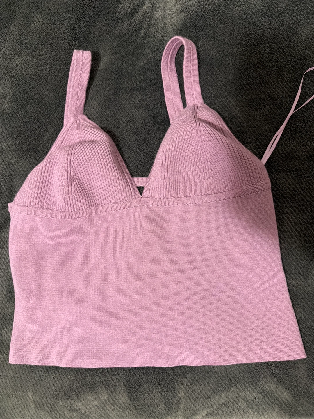 💜Purple Knit Tank Top - Size S
