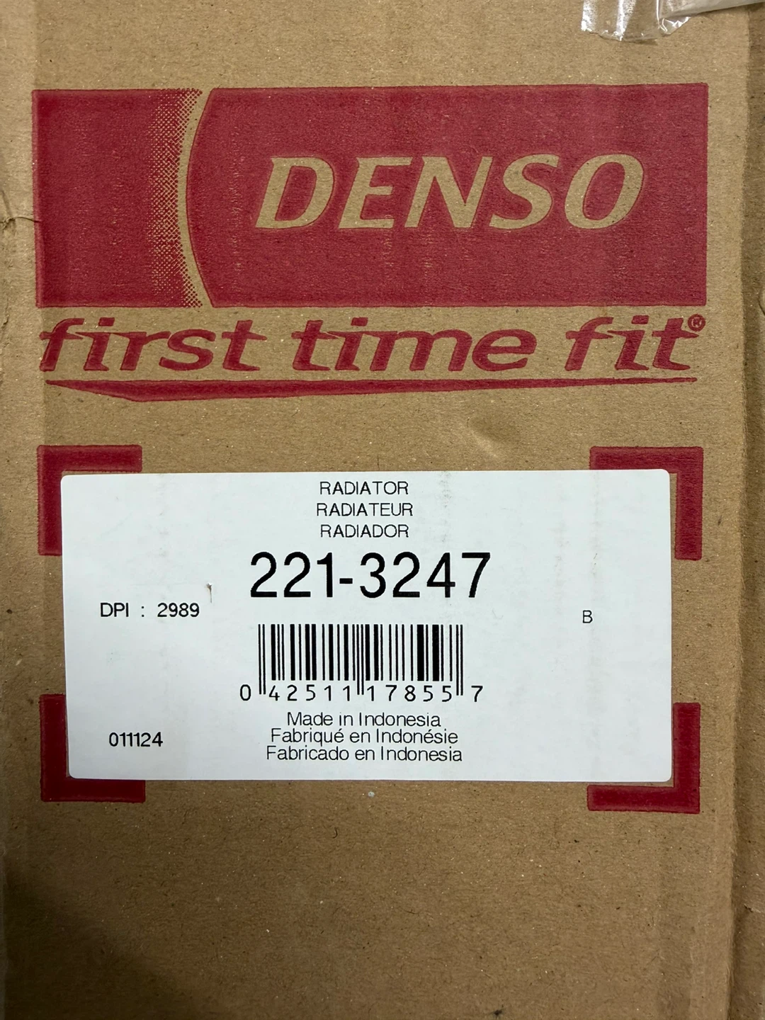 DENSO Radiator 221-3247