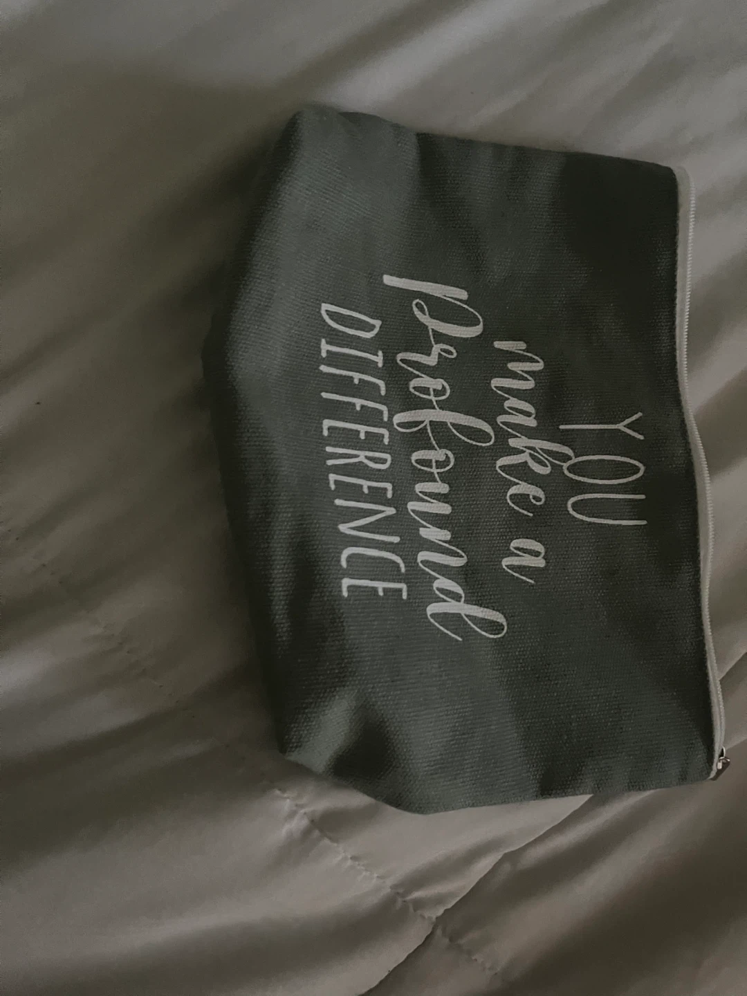 Canvas Pouch - You Make a Profound Difference - photo 4
