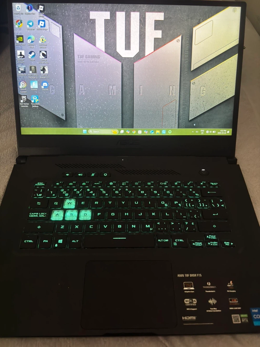 ASUS TUF Gaming Laptop F15