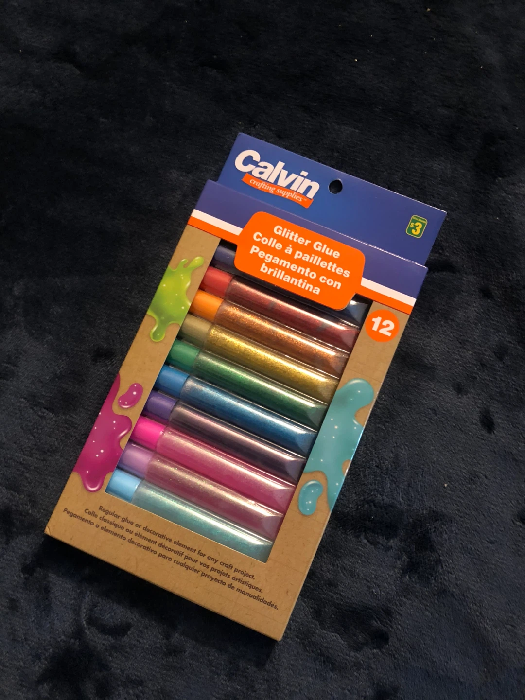 Glitter Glue Sticks - 12 Pack