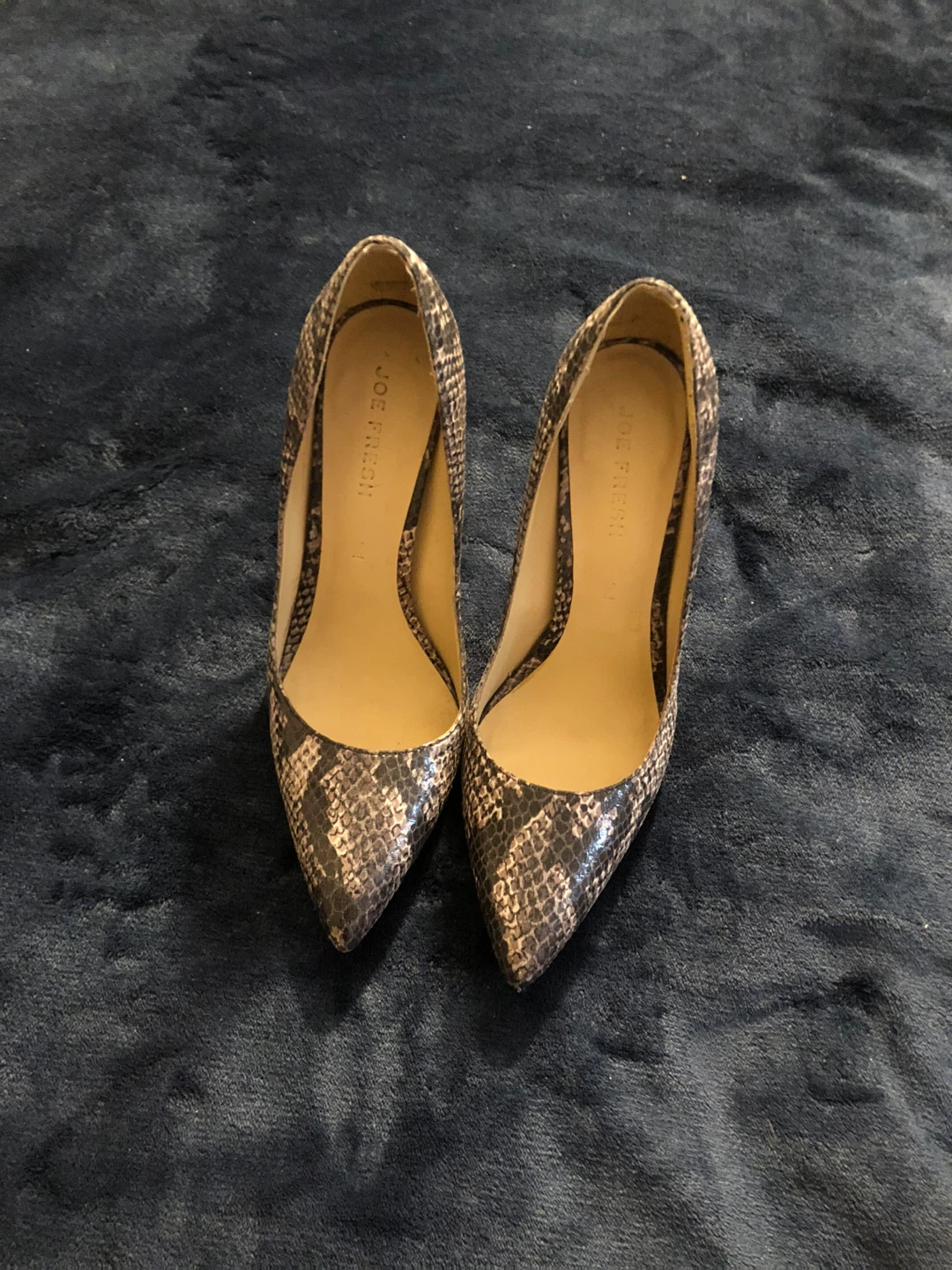 Snakeskin Print Heels - photo 3