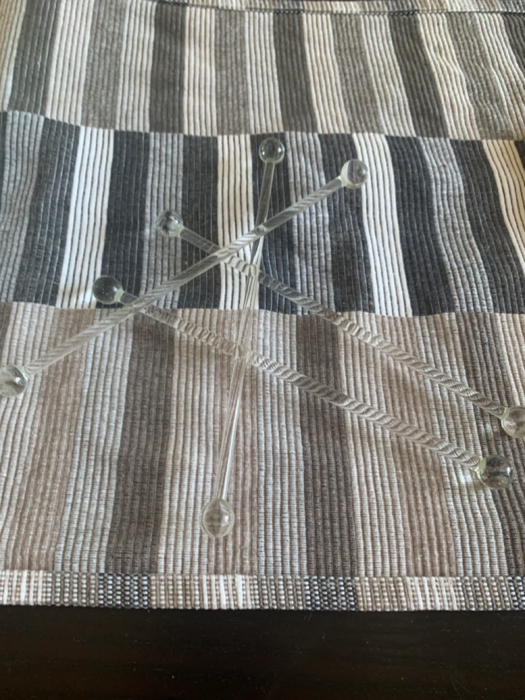 Glass Stir Sticks Set 4