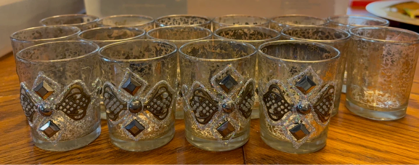 ✨✨16 Mercury Glass Tealight Holders