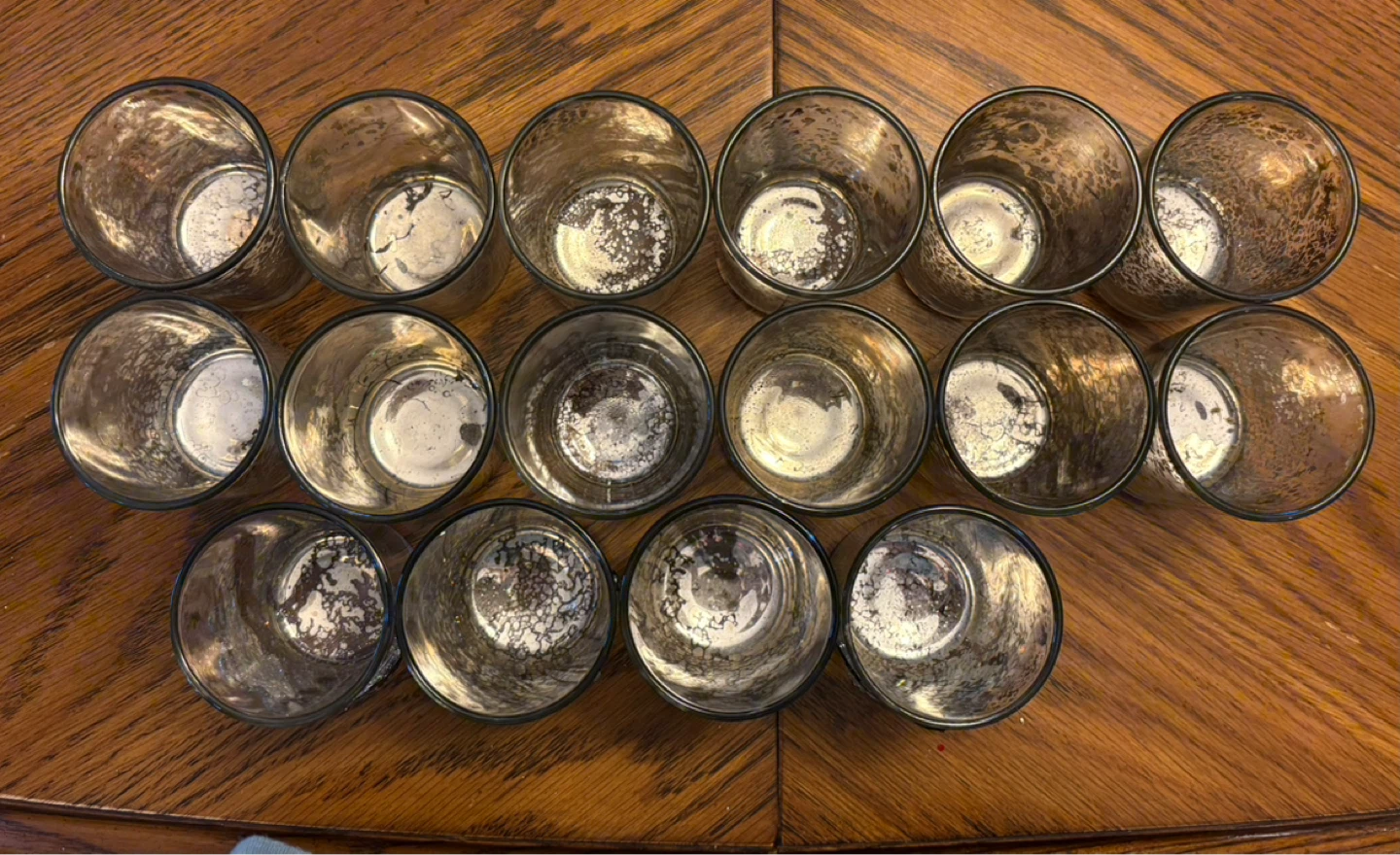 ✨✨16 Mercury Glass Tealight Holders - photo 2