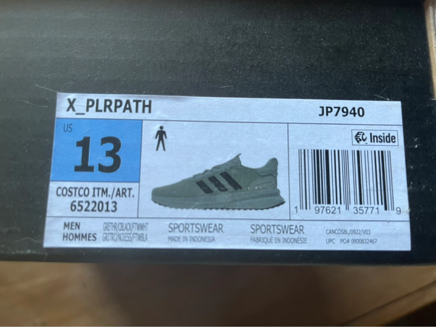 Adidas X_PLRPATH Men's Running Shoes Size 13 - photo 2