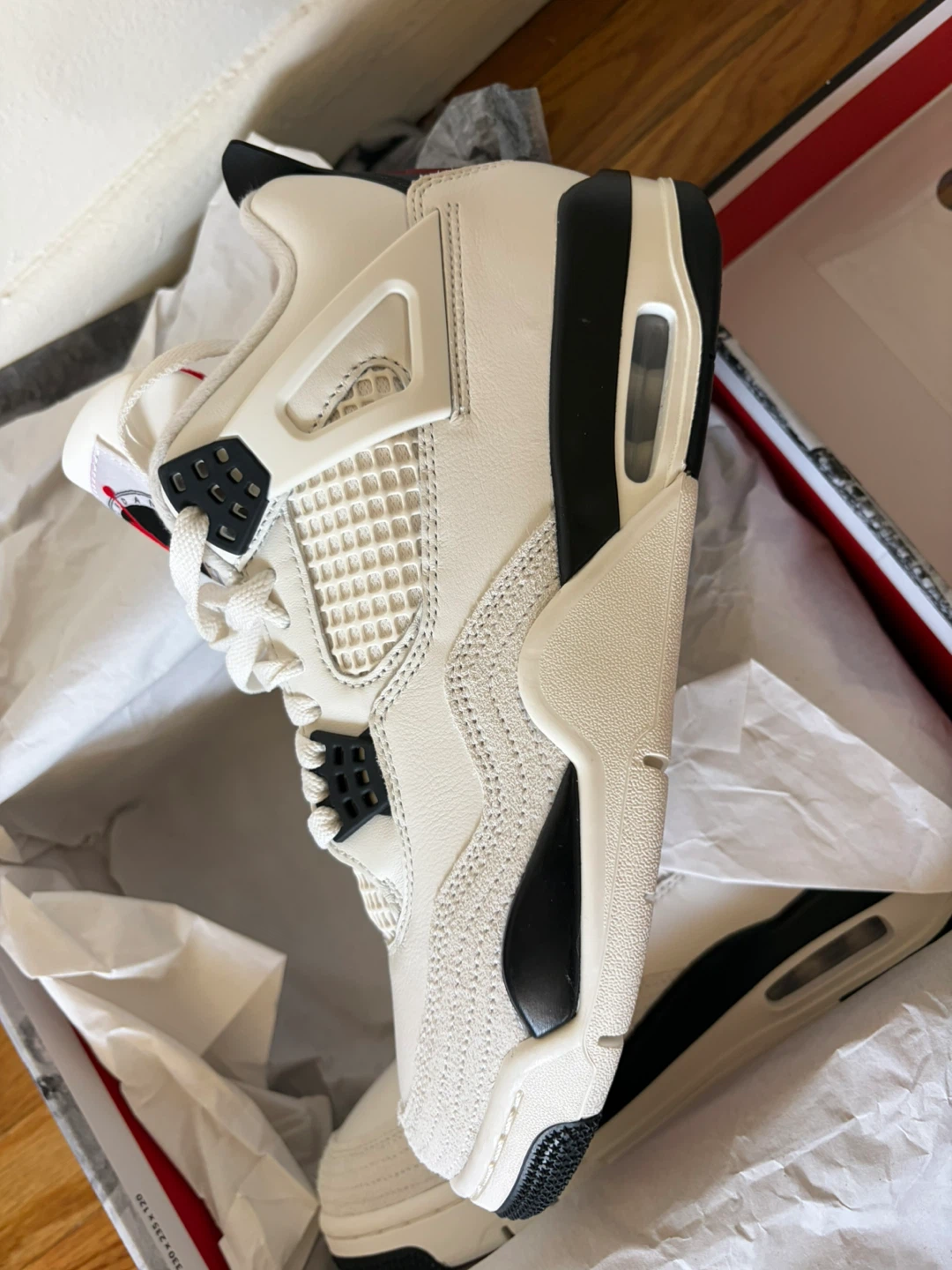 Air Jordan 4 Retro White Oreo - photo 3