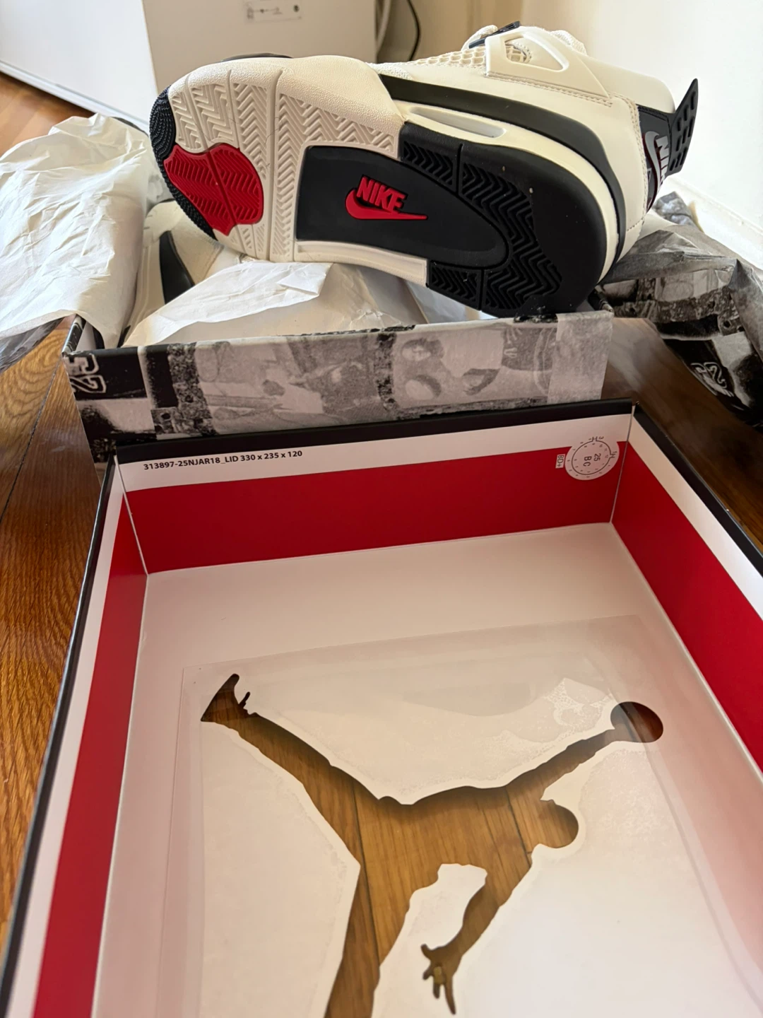Air Jordan 4 Retro White Oreo - photo 2