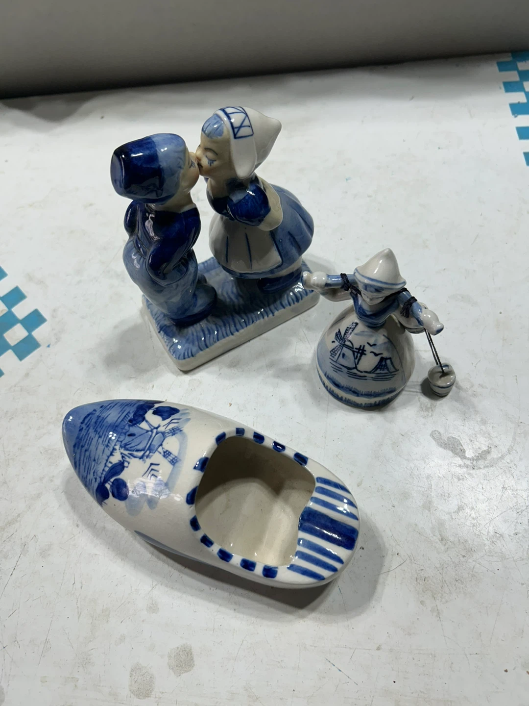 Ceramic Dutch Figurines and Clog - photo 2