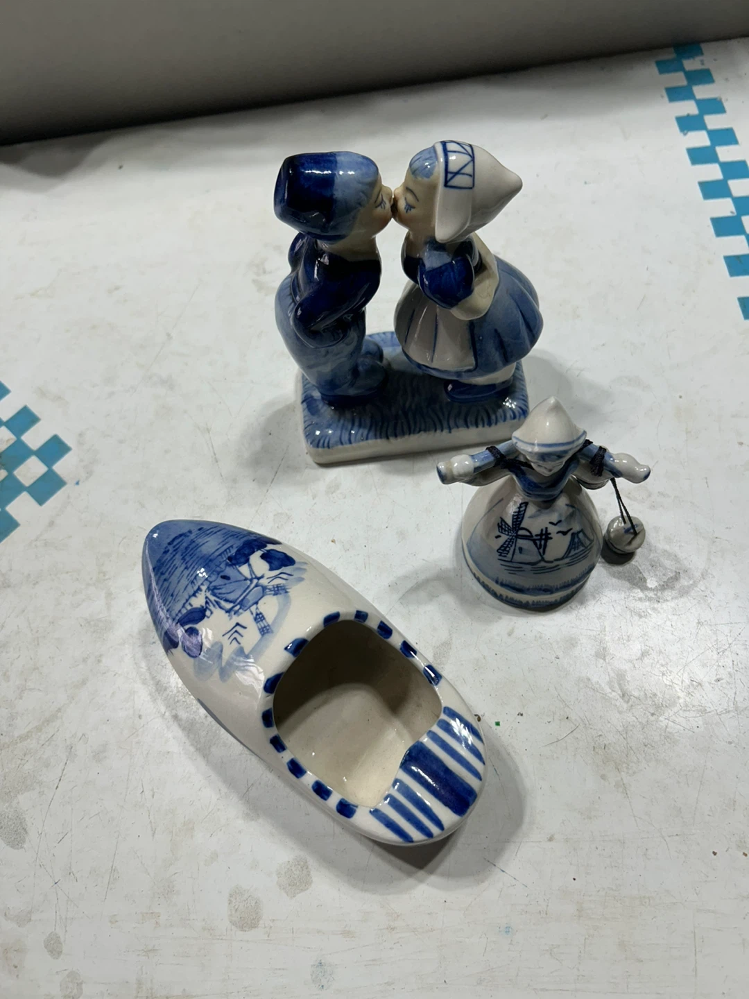 Ceramic Dutch Figurines and Clog