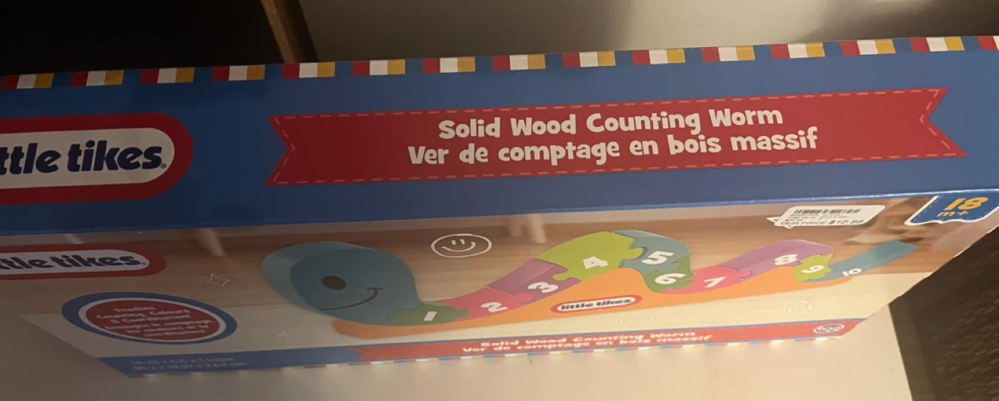 Little Tikes Solid Wood Counting Worm Toy - photo 3