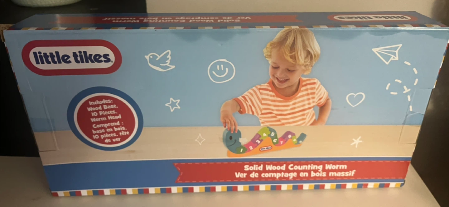 Little Tikes Solid Wood Counting Worm Toy - photo 4
