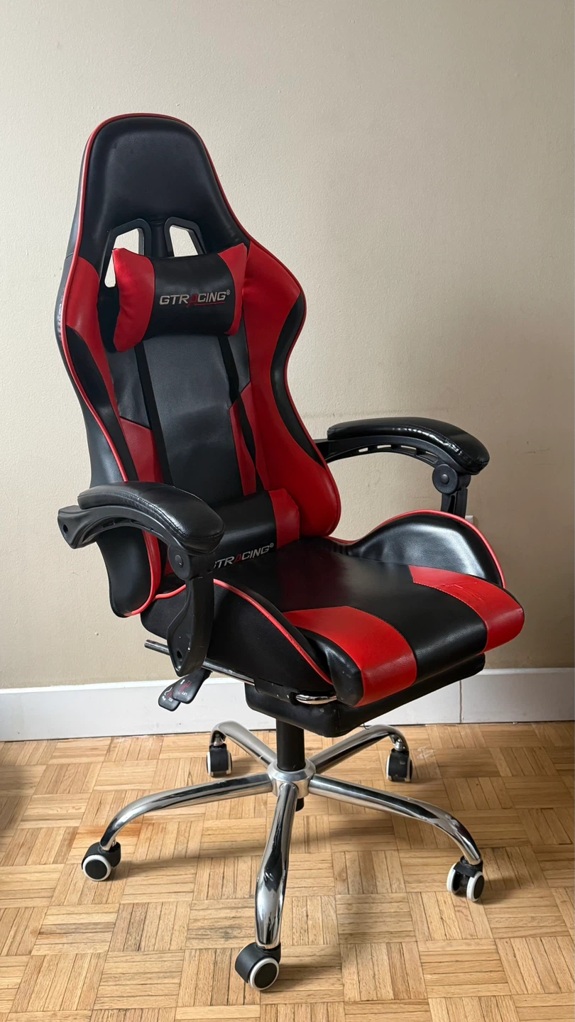 GTRacing Gaming Chair - Red and Black