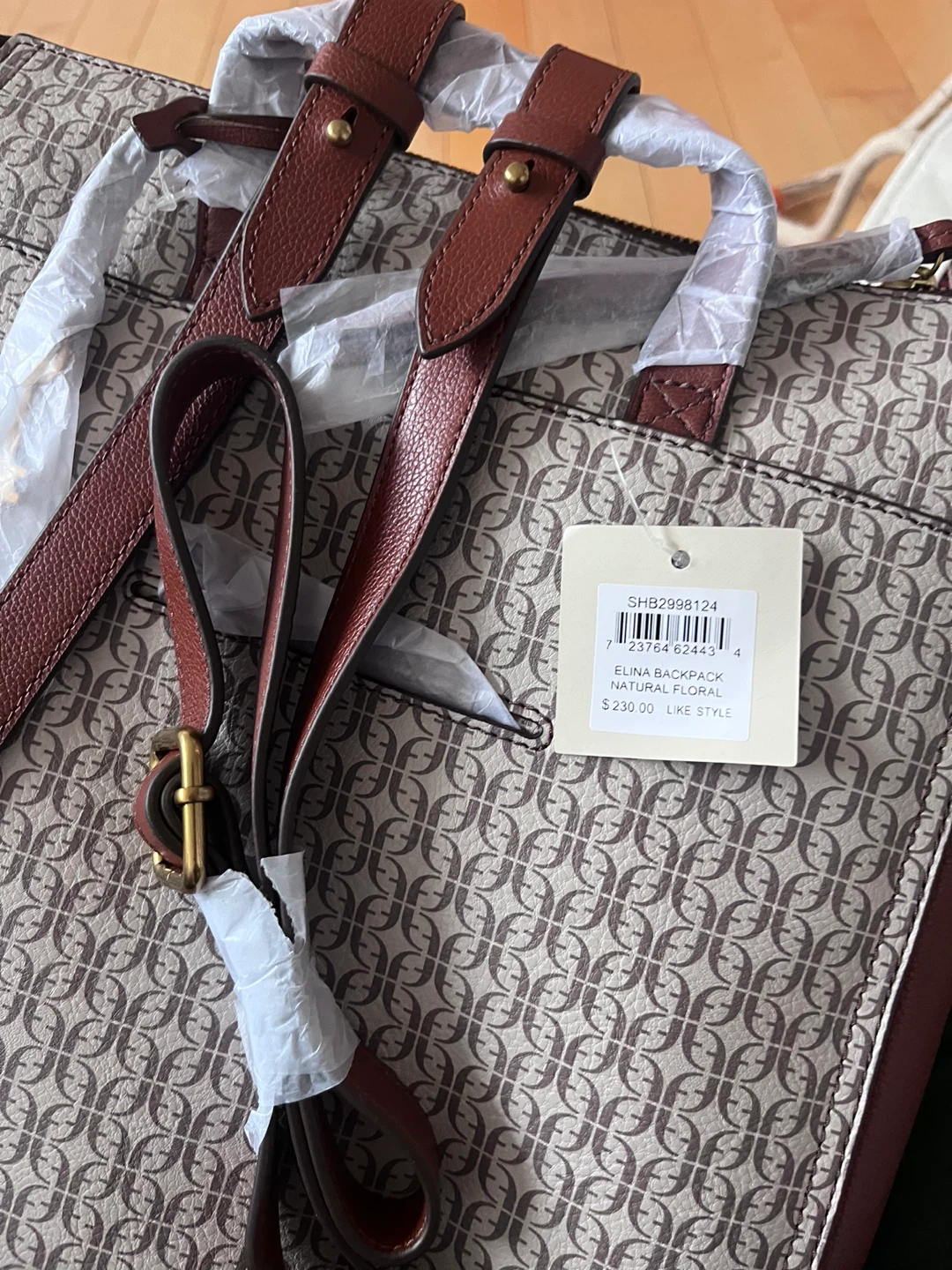 Fossil Elina Backpack - Natural Floral - photo 4