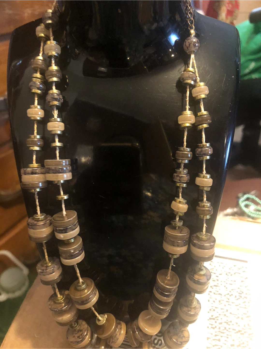 Multi-strand Beaded Necklace - photo 3